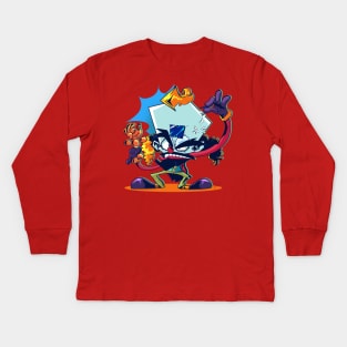 A Very Angry Clown Kids Long Sleeve T-Shirt